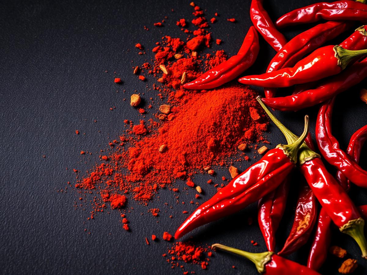Paprika and red chilli